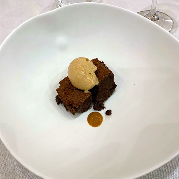 Michelin star chocolate brownie