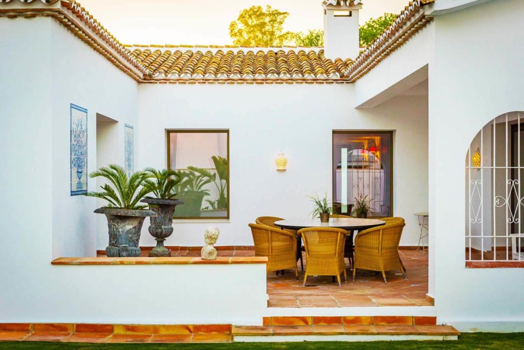 classic spanish andalucian chill out porch