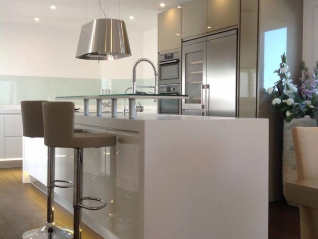 Modern kitchen and worktop