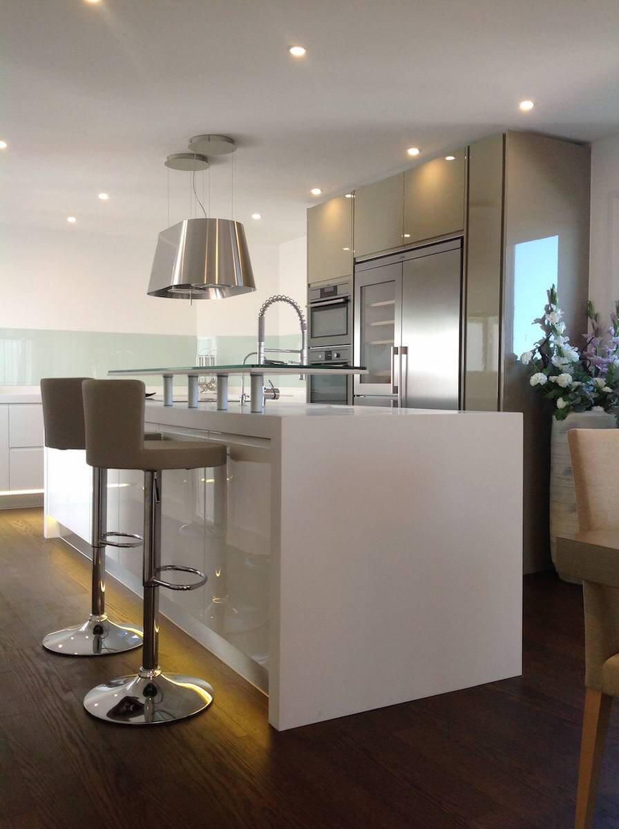 Modern kitchen and worktop