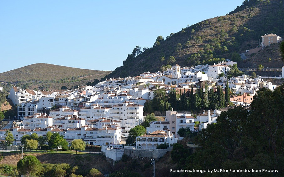 The gorgeous village of Benahavís in the Costa del Sol