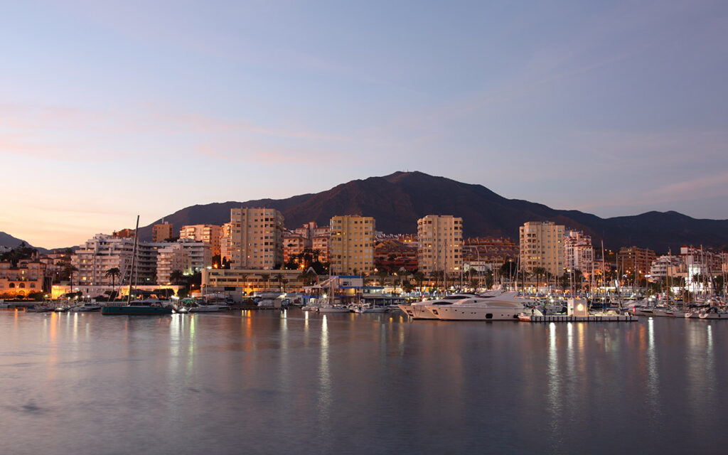 Estepona Port from the sea