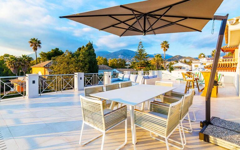 Reformed roof terrace in Marbella