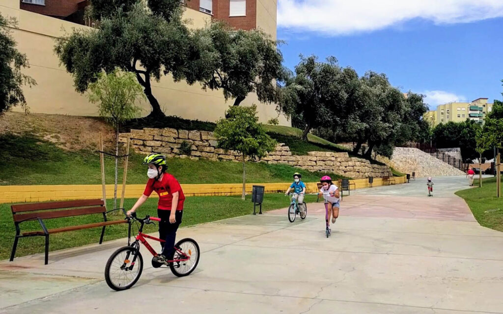 A Málaga scooter park