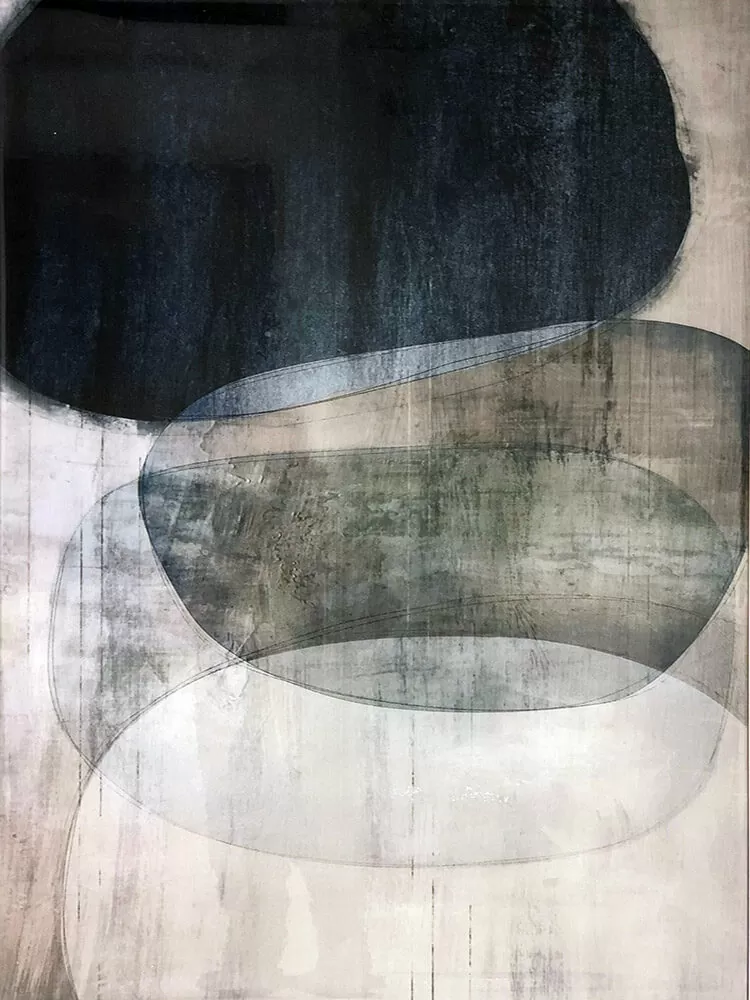 Showroom Monochrome Rounded Painting