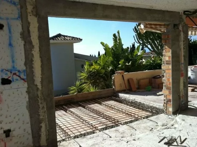 View outside of renovation
