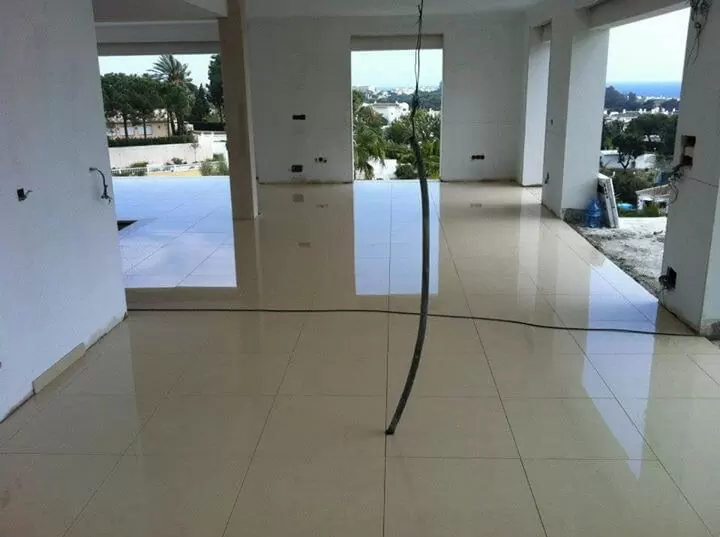 Tiled flooring