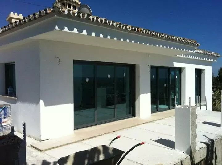 Outside view of doors going in