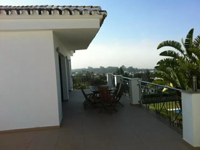 Lovely view outside villa