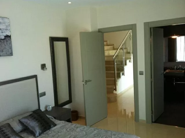 Bedroom door open