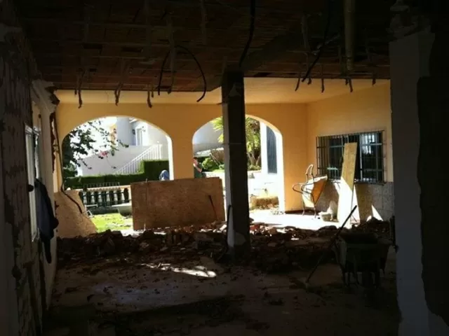 Mid-renovation space