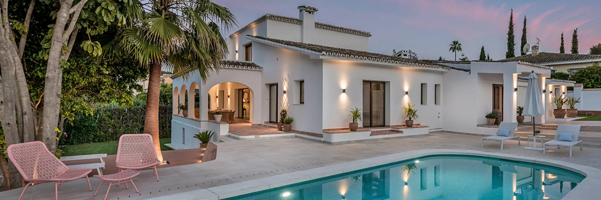 Renovated traditional Spanish villa by ProMas Building in Guadalmina, Marbella